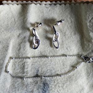 Monica Vinader Set of Earrings & Bracelets